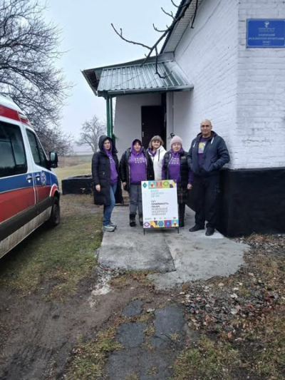 Новоукраїнська медична мультидисциплінарна команда побувала у селі Звірівка